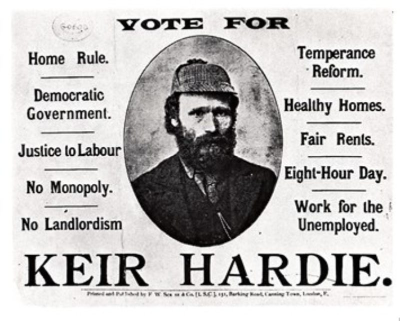 Keir Hardy MP for West Ham South 1892-1895